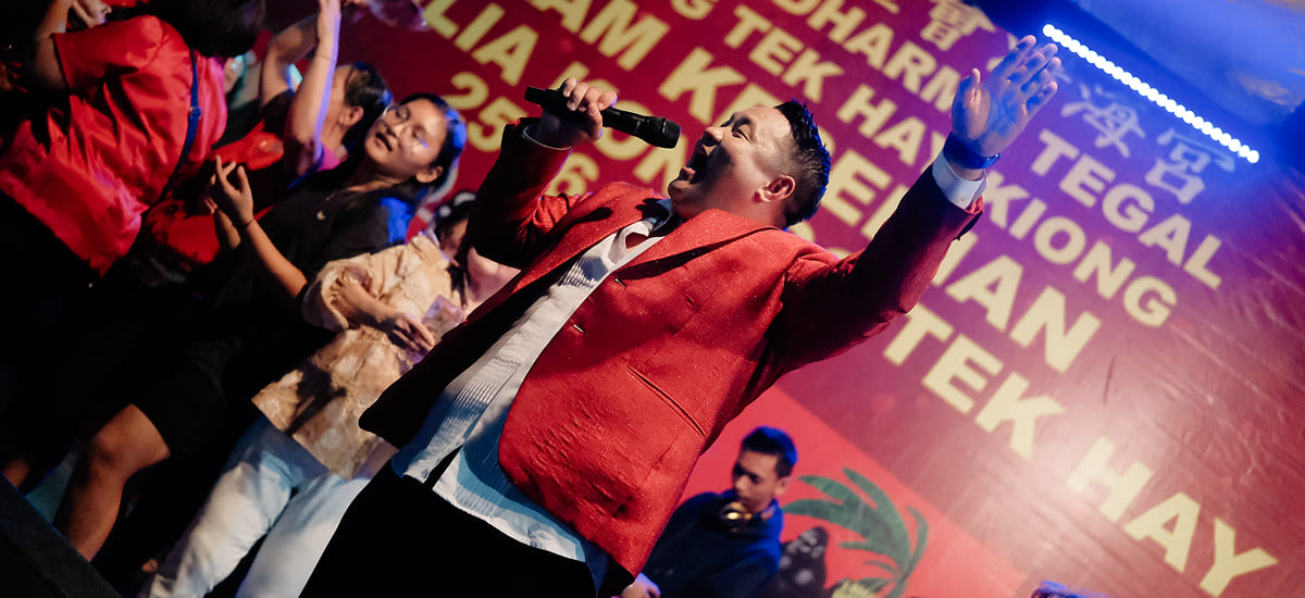 Perayaan Malam Kesenian At Klenteng Tek Hay Kiong